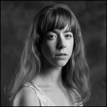 Large format film portrait of a woman